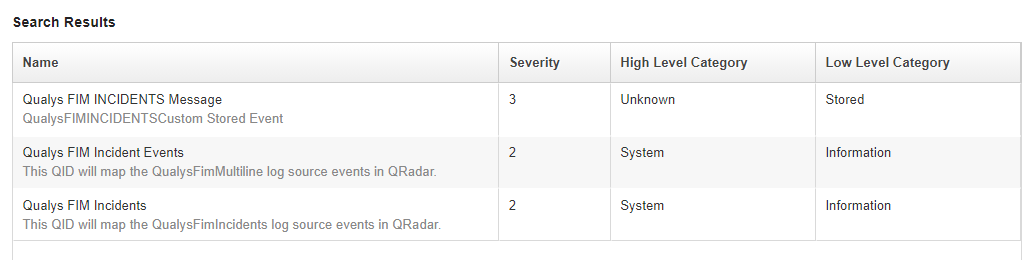 Search results for incidents